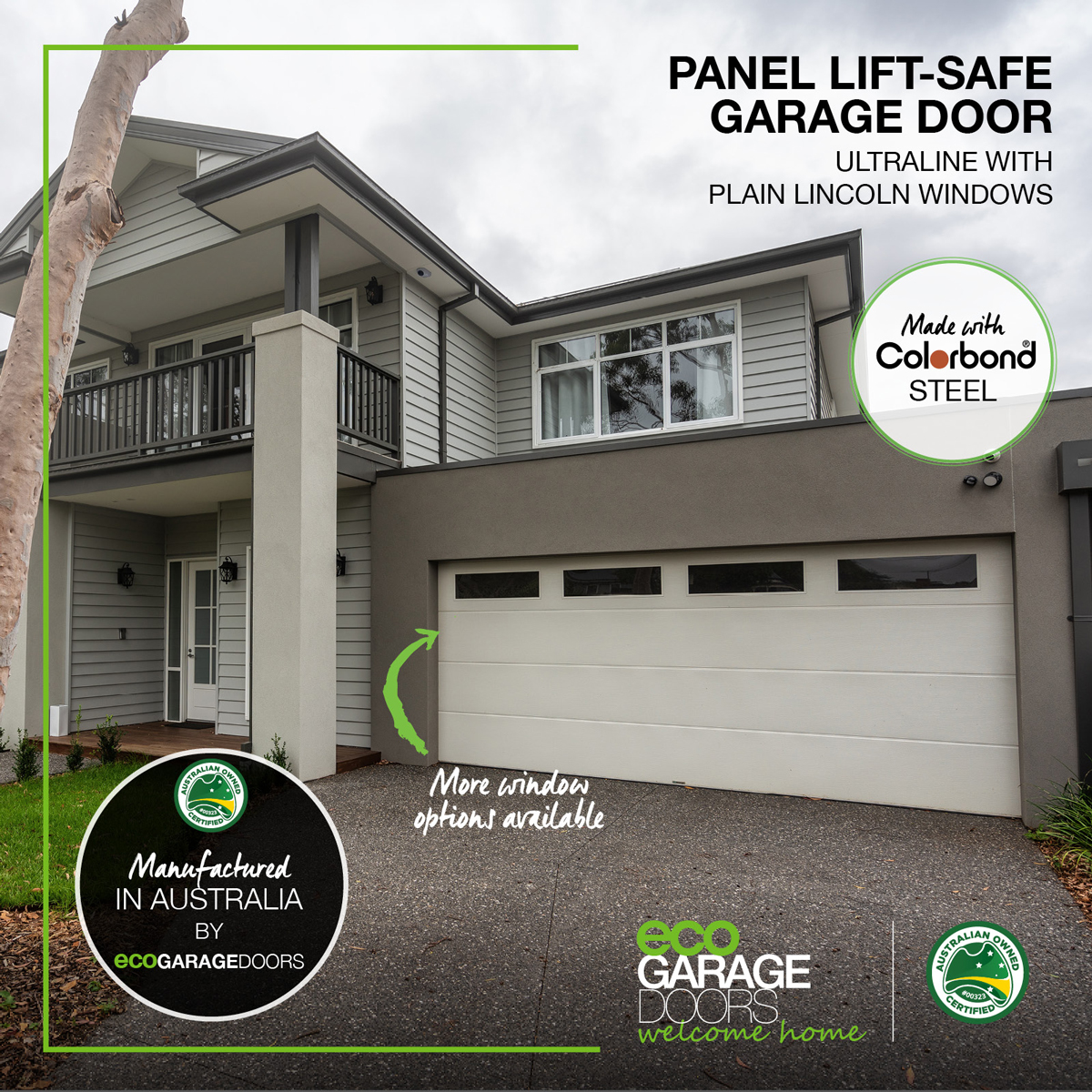 Panel lift-safe garage doors