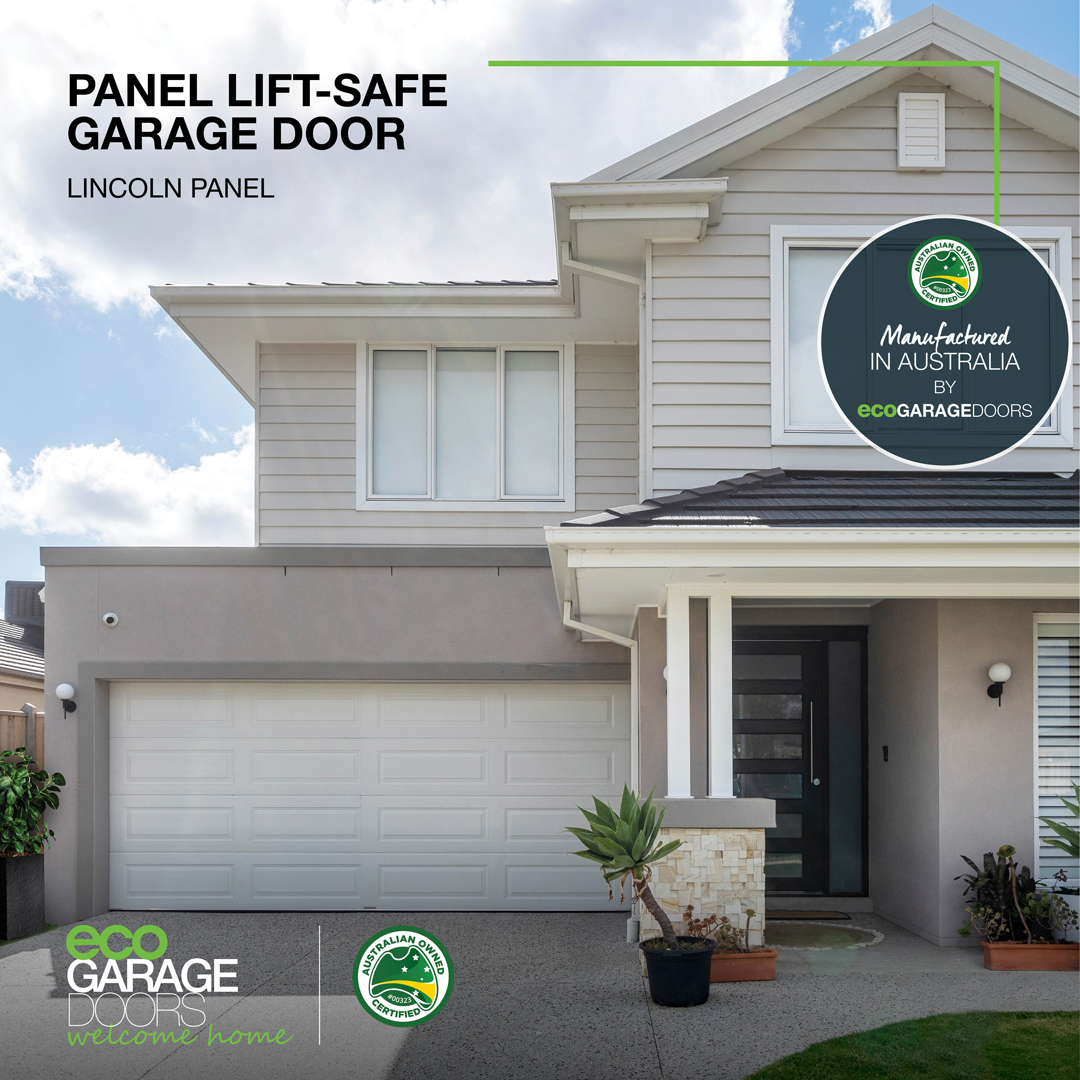 ecogaragedoors social - panel lift-safe garage door
