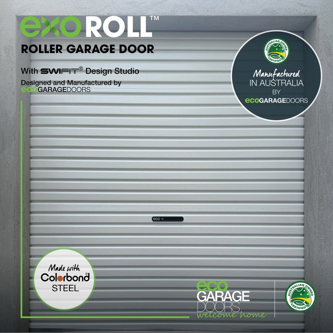 Exoroll Roller garage door-made with colorbond steel